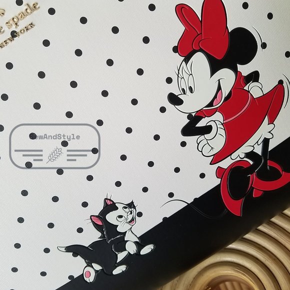 Kate Spade Disney X Kate Spade Minnie Universal Laptop Sleeve Limited Edition - Picture 7 of 11